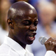 KEM performs the national anthem during the Gibson/Baldwin “Night At The Net” charity event on July 25, 2005, in Westwood, California.